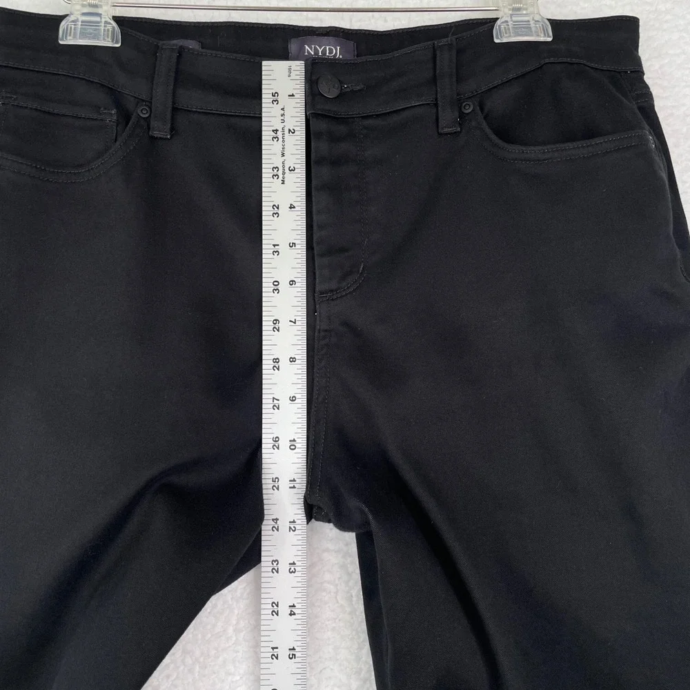 NYDJ Ami Skinny‎ Black High Rise Lift Tuck Stretch Jeans Womens No Size ? 16?